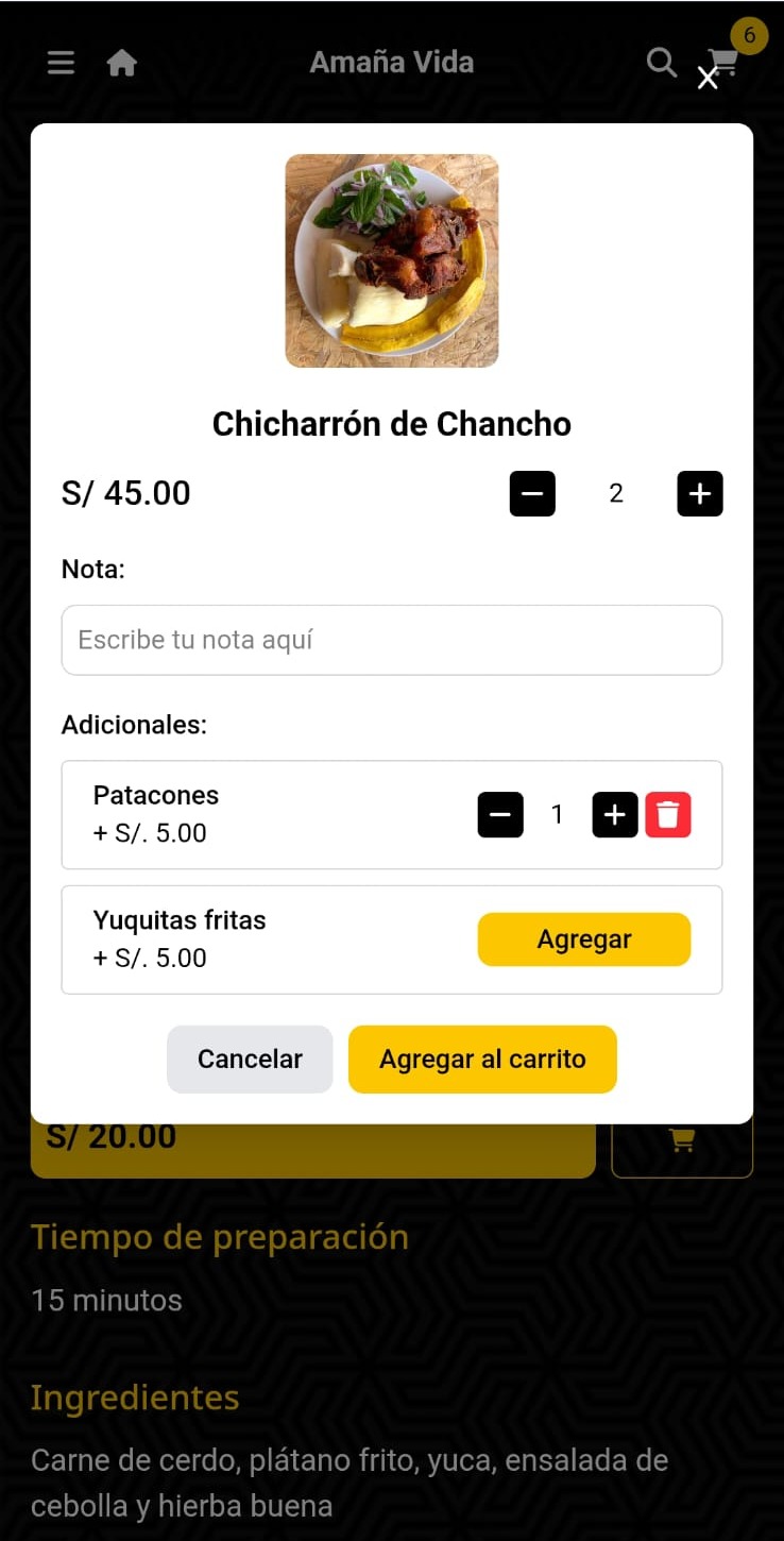 Vista de agregar